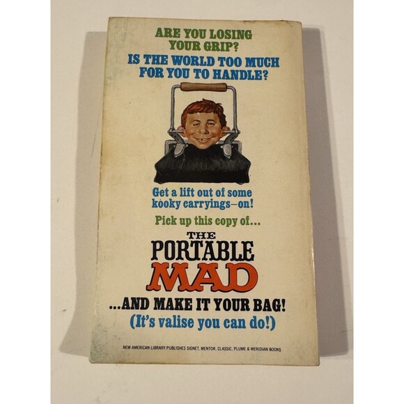 Vintage Paperback THE PORTABLE MAD PAPERBACK By Albert B. Feldstein 1964 - Picture 2 of 6